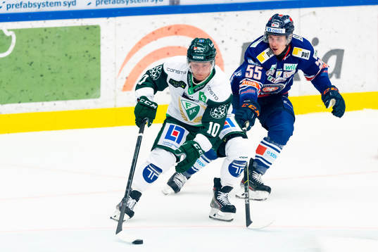 Färjestads Marcus Nilsson och Växjös Miika Koivisto
