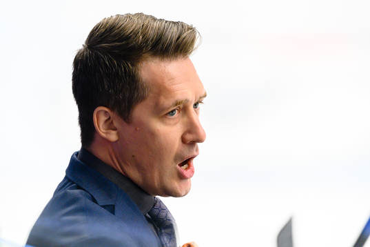Växjös tränare Sam Hallam