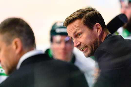 Färjestads tränare Johan Pennerborn