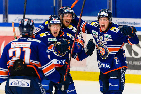 Växjös Hugo Gustafsson, Erik Josefsson och Glenn