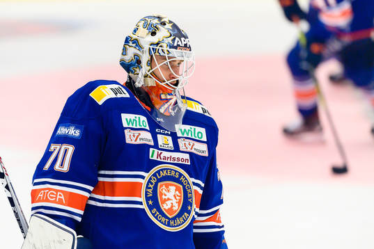 Växjös målvakt Adam Åhman