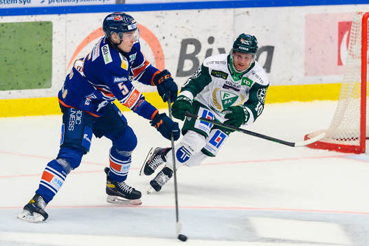 Växjös Juuso Vainio och Färjestads Marcus Nilsson