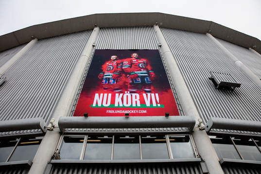Scandinavium innan ishockeymatchen i SHL mellan Frölunda