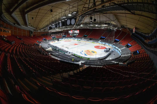 Scandinavium innan ishockeymatchen i SHL mellan Frölunda