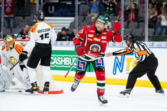 Frölundas Jacob Nilsson jublar
