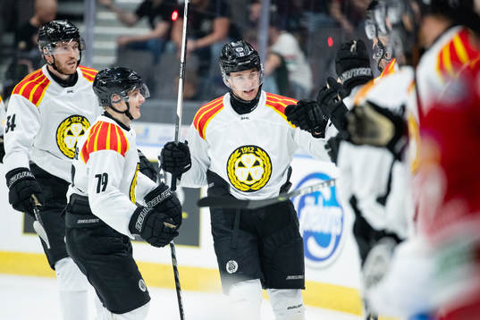 Brynäs Adam Pettersson jublar