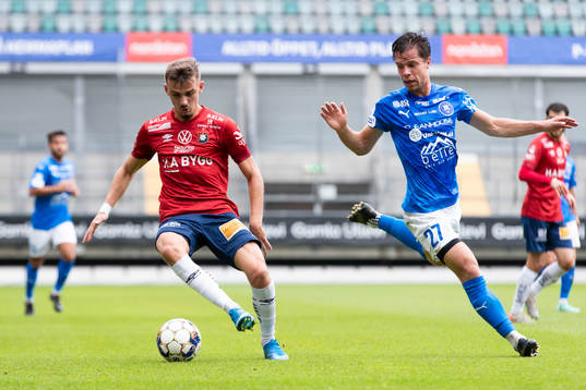 Örgrytes Ajdin Zeljkovic och Akropolis Erik Figueroa