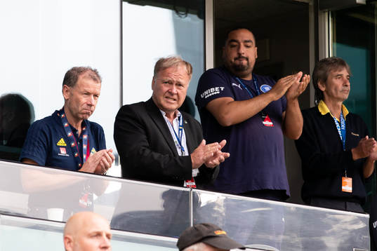 Gerhard Sager på läktaren