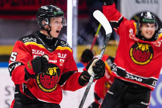 Luleås Carl Mattsson jublar