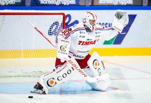 Timrås målvakt Jacob Johansson