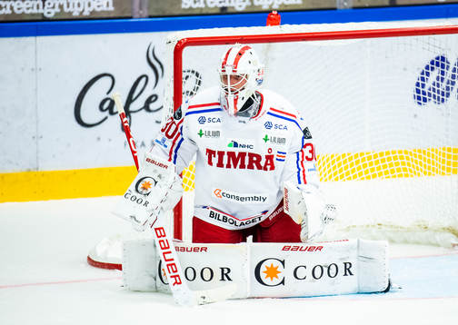 Timrås målvakt Jacob Johansson