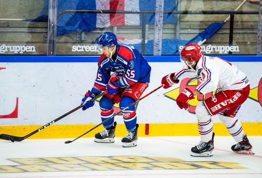 Oskarshamns David Quenneville och Timrås Tim Erixon