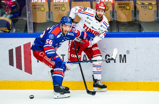 Oskarshamns Robin Norell och Timrås Robin Hanzl
