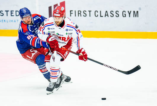 Oskarshamns Patrik Karlkvist och Timrås Albin Carlsson