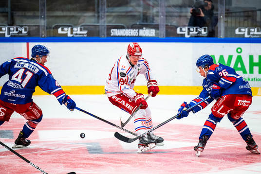 Oskarshamns Johan Johnsson och Lukas Pilö samt Timrås