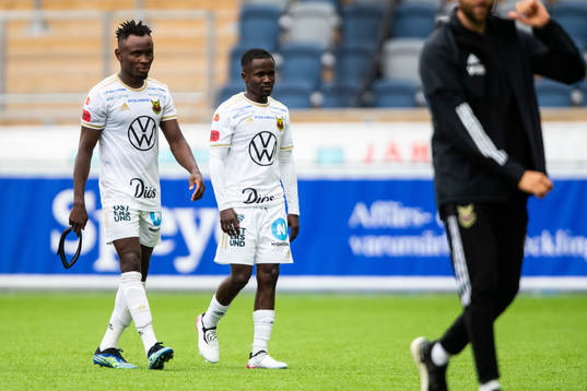 Östersunds Samuel Mensiro och Östersunds Frank Arhin