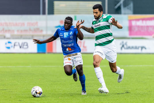 Norrbys Abbas Mohamad mot Västerås Pedro Ribeiro