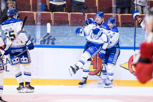 Leksands Carter Ashton jubel
