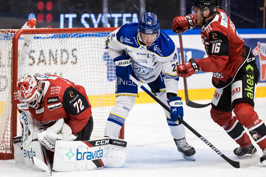 Malmö Redhawks målvakt Daniel Marmenlind och Leksands