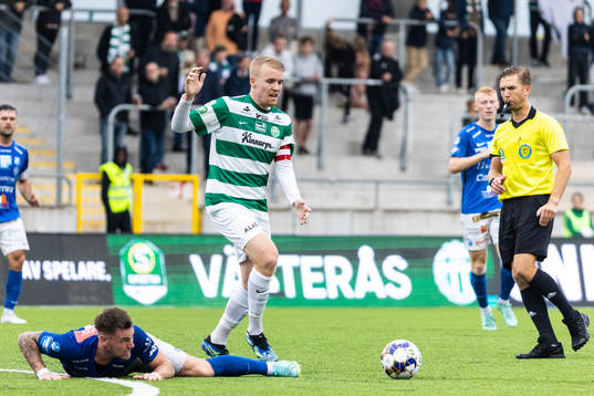 Västerås Simon Johansson mot Norrbys Rasmus Örqvist