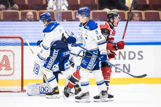 Malmö Redhawks Lance Bouma jublar