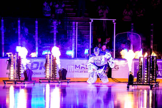 Leksands målvakt Kasimir Kaskisuo gör entre