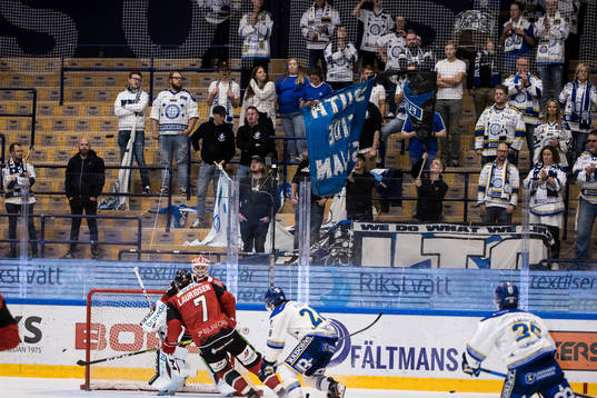 Leksand supporters på ståplats