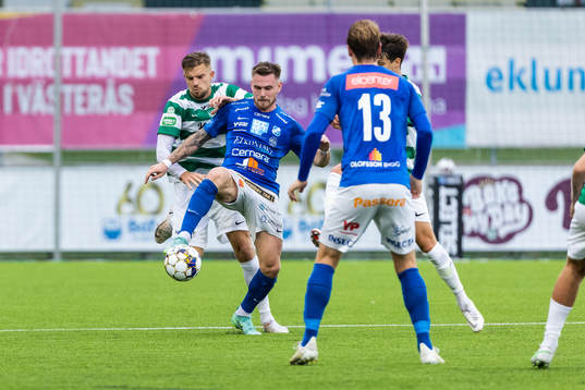 Västerås Erik Björndahl mot Norrbys Rasmus Örqvist