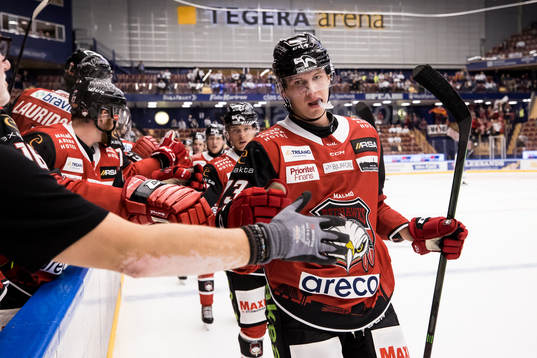 Malmö Redhawks Adam Ollas Mattsson jubel