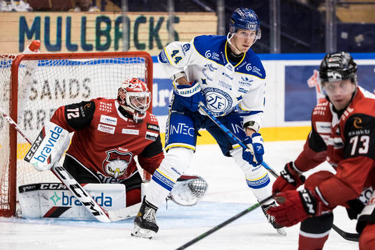 Malmö Redhawks målvakt Daniel Marmenlind och Leksands
