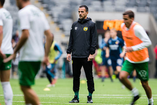 Hammarbys assisterande tränare Nenad Djordjevic
