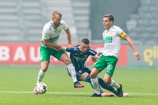 Hammarbys Mads Fenger Nielsen och Jeppe Andersen