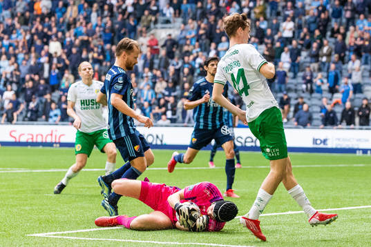 Djurgårdens målvakt Jacob Widell Zetterström
