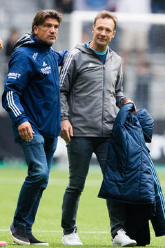 Djurgårdens sportchef Bosse Andersson och tränare Kim