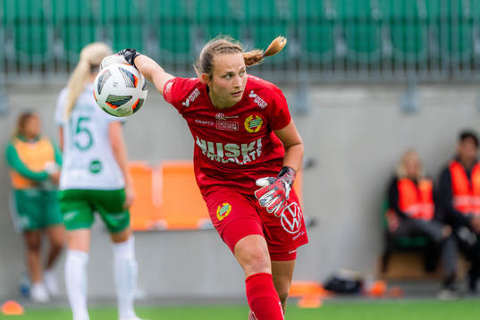 Hammarbys målvakt Anna Tamminen