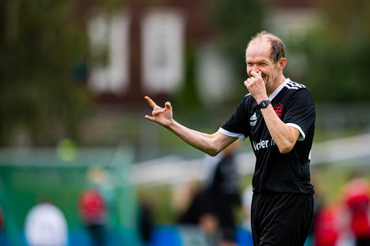 Ken Arild Bratberg of Ranheim Royals celebrates