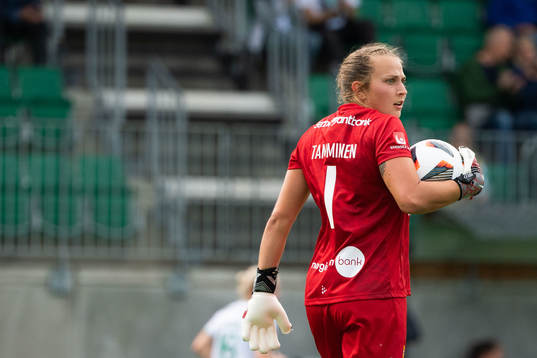 Hammarbys målvakt Anna Tamminen