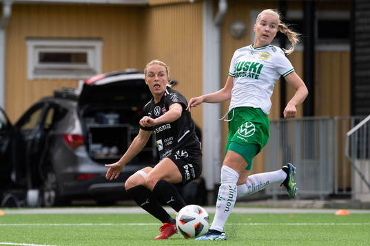 Rosengårds Mimmi Larsson och Hammarbys Elsa Karlsson