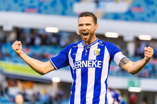 IFK Göteborgs Marcus Berg jublar