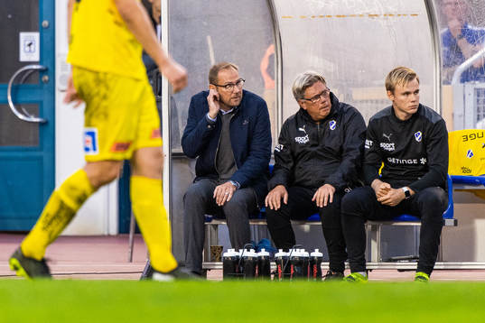 Halmstads manager Magnus Haglund