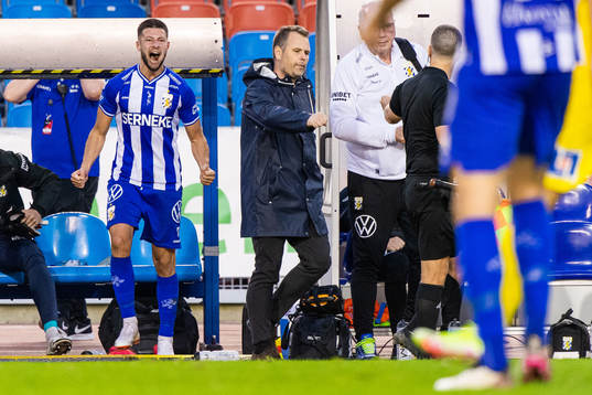 IFK Göteborgs Kevin Yakob jublar
