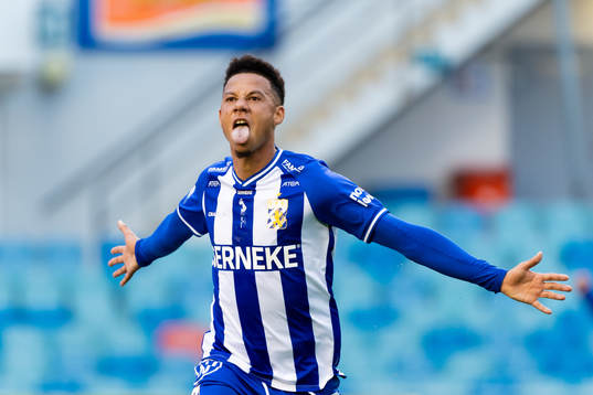 IFK Göteborgs Tobias Sana jublar