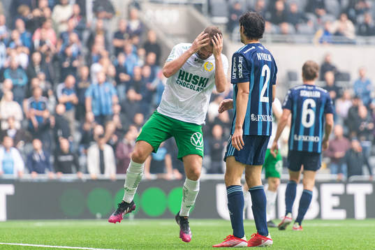 Hammarbys Mads Fenger Nielsen deppar