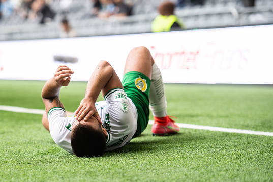 Hammarbys Vladimir Rodic har ont
