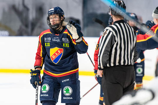 Djurgårdens Hannah Miller jublar