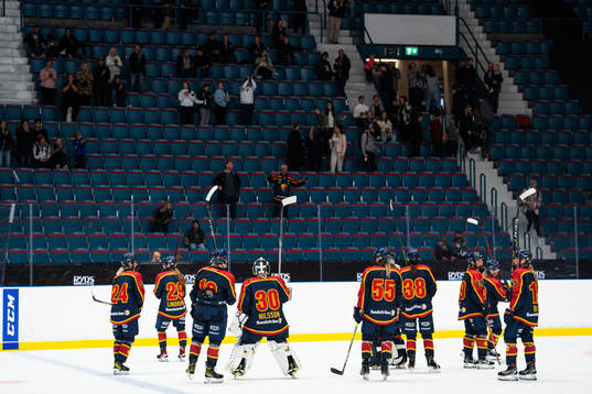 Djurgårdens spelare jublar