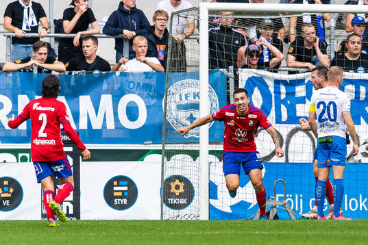 Östers Lucas Lima jublar