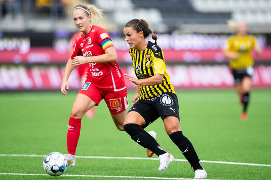 Örebros Sanna Kullberg och Häckens Johanna Rytting Kaneryd