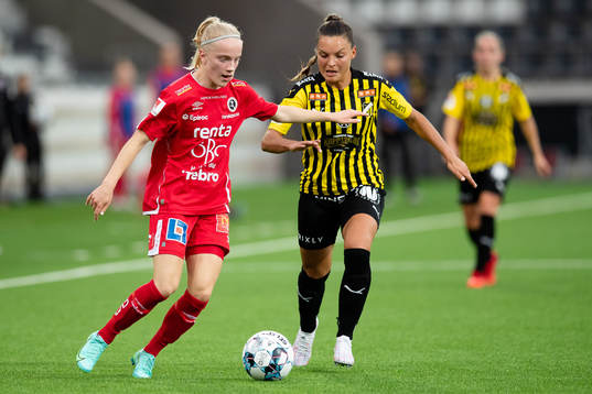 Örebros Anna Sandberg och Häckens Johanna Rytting Kaneryd