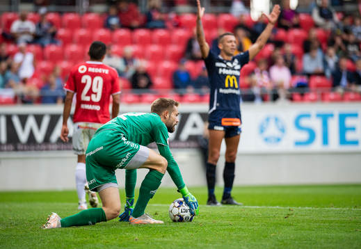 Kalmars målvakt Lucas Hägg Johansson